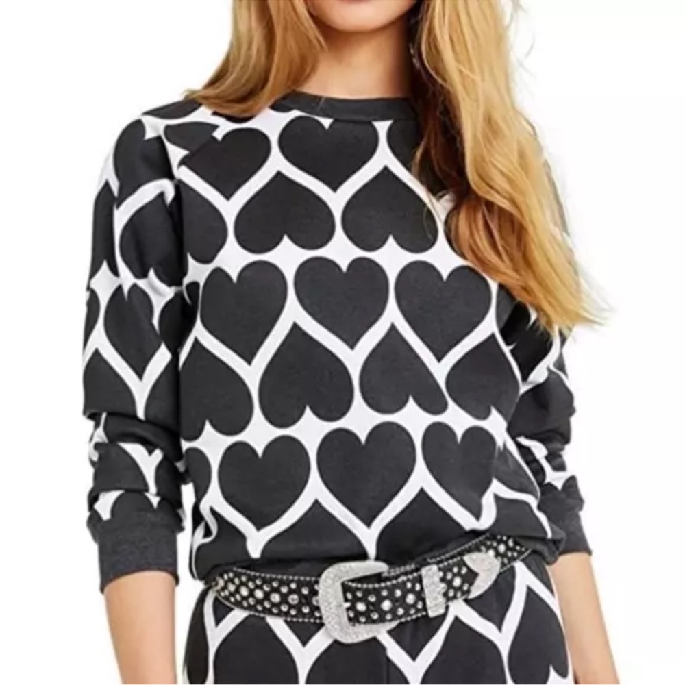 Wildfox Dark Hearts Sweatshirt